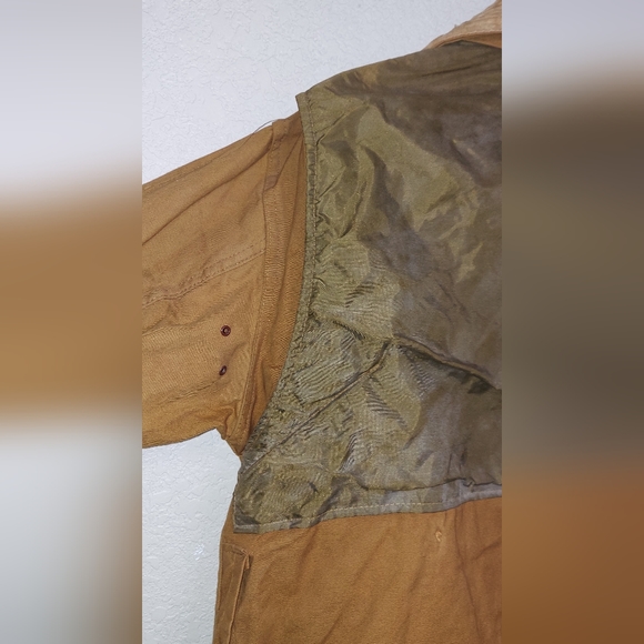 Vintage 70's •● SAFTBAK Hunting Jacket ●•Water Repell Duck Bird Game Pouch Coat - Picture 7 of 7